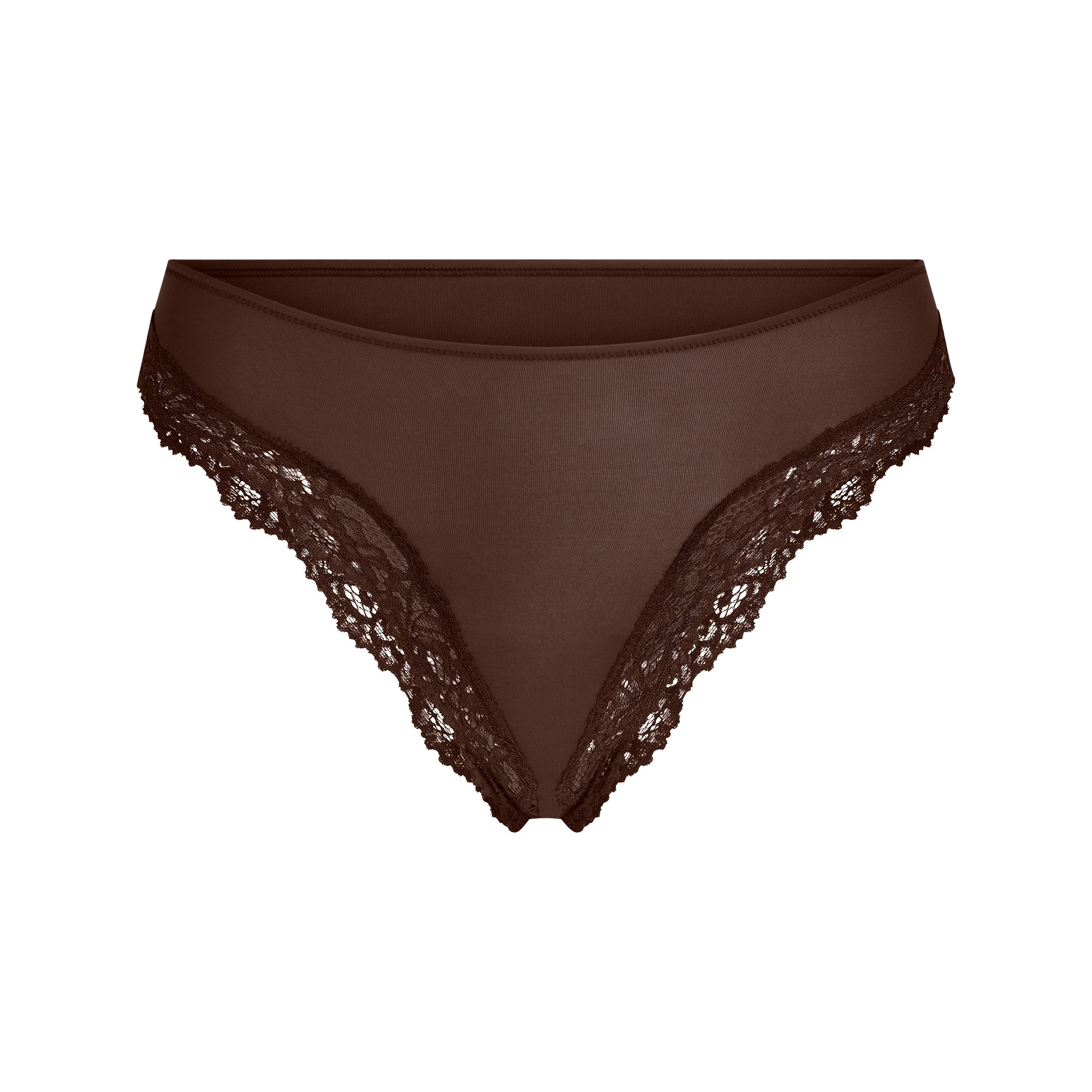 FITS EVERYBODY LACE TANGA | ESPRESSO | SKIMS | SKIMS (US)