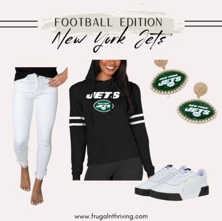 Football season apparel for Jets fans 🏈

#gameday #footballseason #womensfashion #footballapparel #teamspirit

#LTKSeasonal #LTKfindsunder100 #LTKstyletip