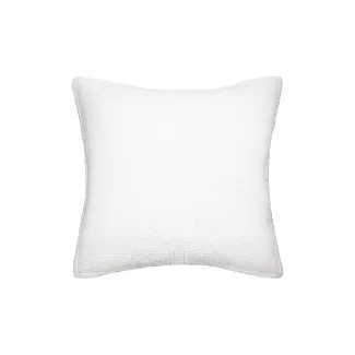 carol & frank 26" x 26" Graham White Euro Sham | Target