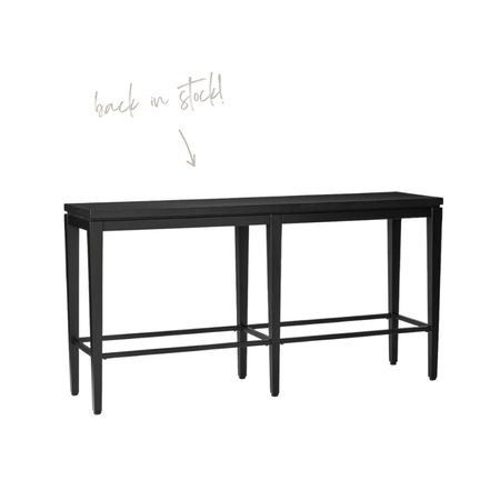 Back in stock! Console table, black table, entry table, entryway, sofa table

#LTKhome