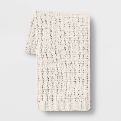 Solid Chenille Throw Blanket - Threshold™ | Target