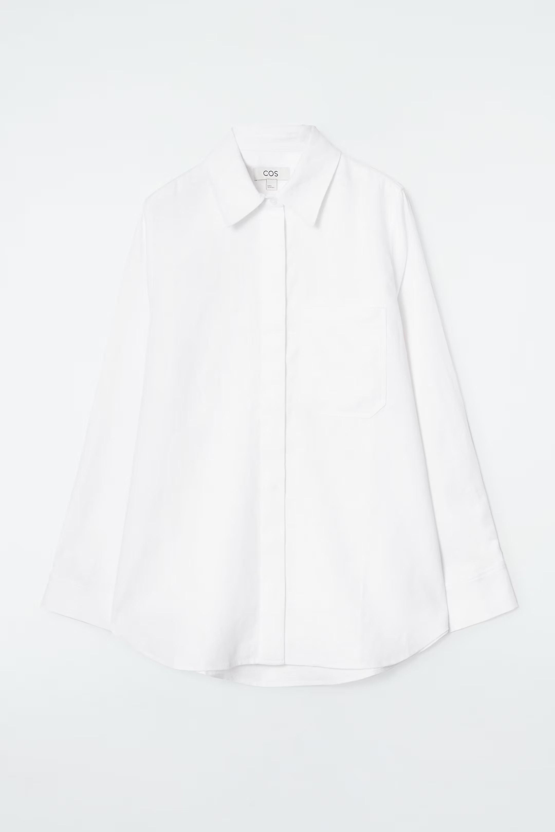 OVERSIZED LINEN SHIRT - WHITE | COS (EU)