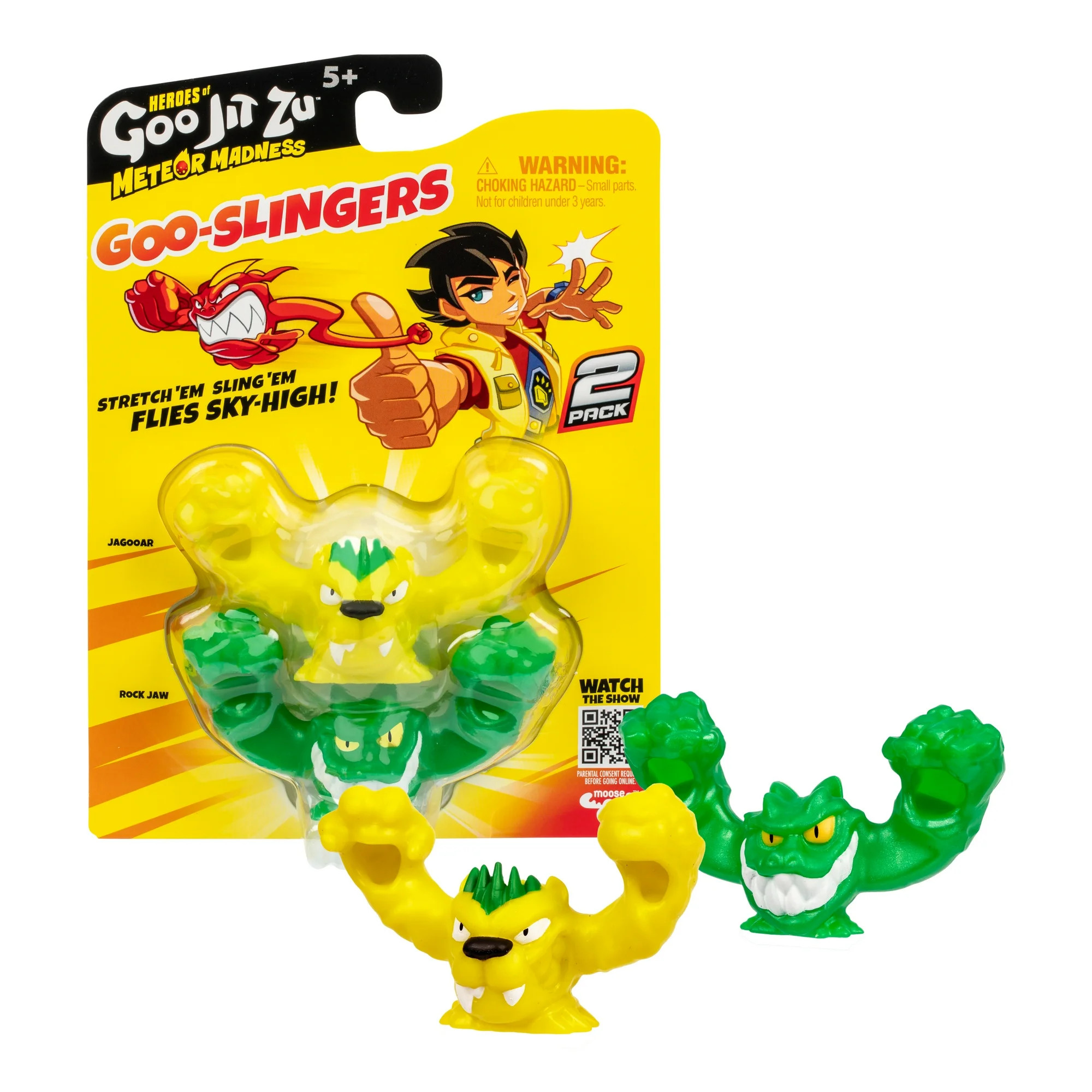 Heroes of Goo Jit Zu Meteor Madness Goo-Slingers 2 Pack, Stretch And Launch Your Figures Into Bat... | Walmart (US)