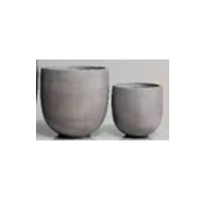 allen + roth 13.8-in x 12.6-in Cement Planter with Drainage Holes | Lowe's