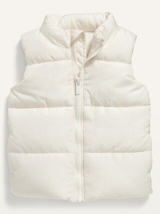 Unisex Solid Frost-Free Puffer Vest for Baby | Old Navy (US)