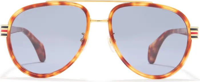 Gucci 58mm Aviator Sunglasses | Nordstromrack | Nordstrom Rack