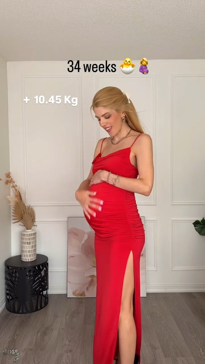 Hello 34 weeks 🐣🤰 I’m starting to get a bit anxious that I’m approaching the end of pregnancy and still have SO many things to prep for baby! And even our hospital bag, which I should already have ready to go 😨 on the other hand, I never expected to be in the last month and feeling relatively this energized 💪🏼 hoping it stays that way 💖

❤️dress is not maternity but material is stretchy so baby bump friendly!! Soooo pretty! 

#34weekspregnant #pregnantdress #pregnantstyle #maternityfashion #babybumpstyle #whattowear #outfitideasforyou #pregnancyfashion #pregnancyjourney #thirdtrimestersymtoms #pregnantsymptoms #revolveme #reddresses #babyshowerdress

#LTKmaternity #LTKpartywear #LTKstyletip