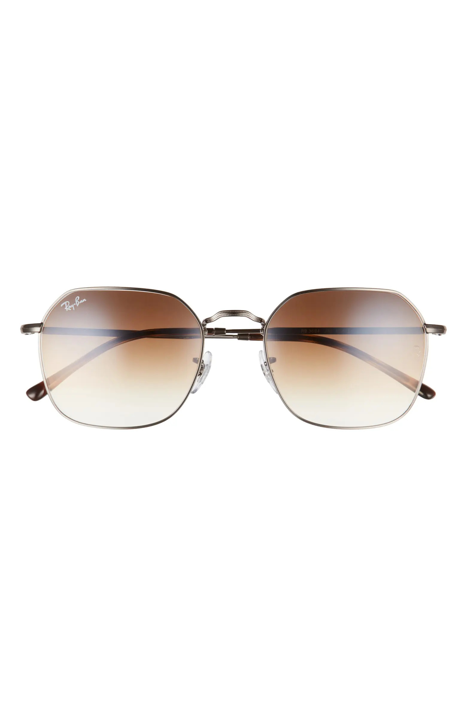 55mm Gradient Geometric Sunglasses | Nordstrom
