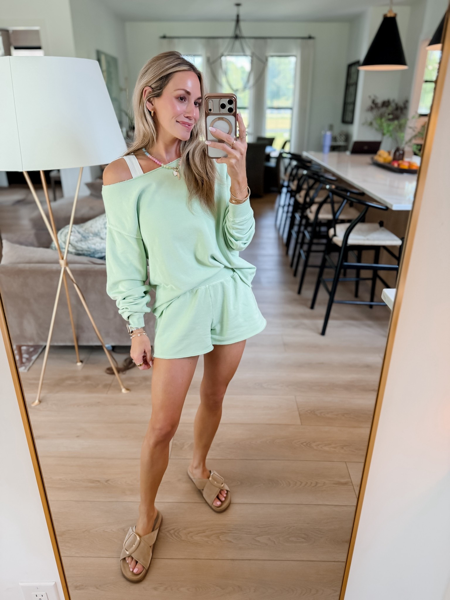 Aerie set on SALE today! Wearing an xs in sweatshirt and shorts. The perfect mom life outfit! 

#LTKdayinmylife #LTKmomlife #LTKootd