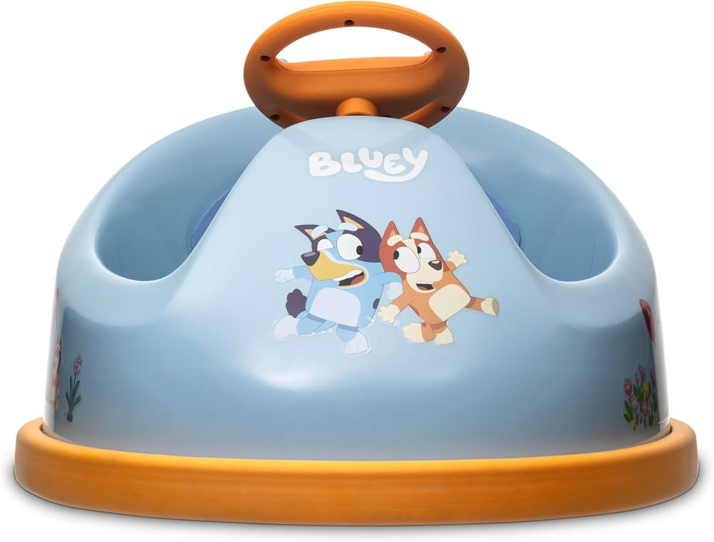 Bluey Bumper Car for Kids, 2 Speed Electric Bumper Car Vehicle, Toddler Bumper Car with Remote Control and 360 Degree Turning, 6V Motor, LED Lights, Gifts for Toddlers | Amazon (US)