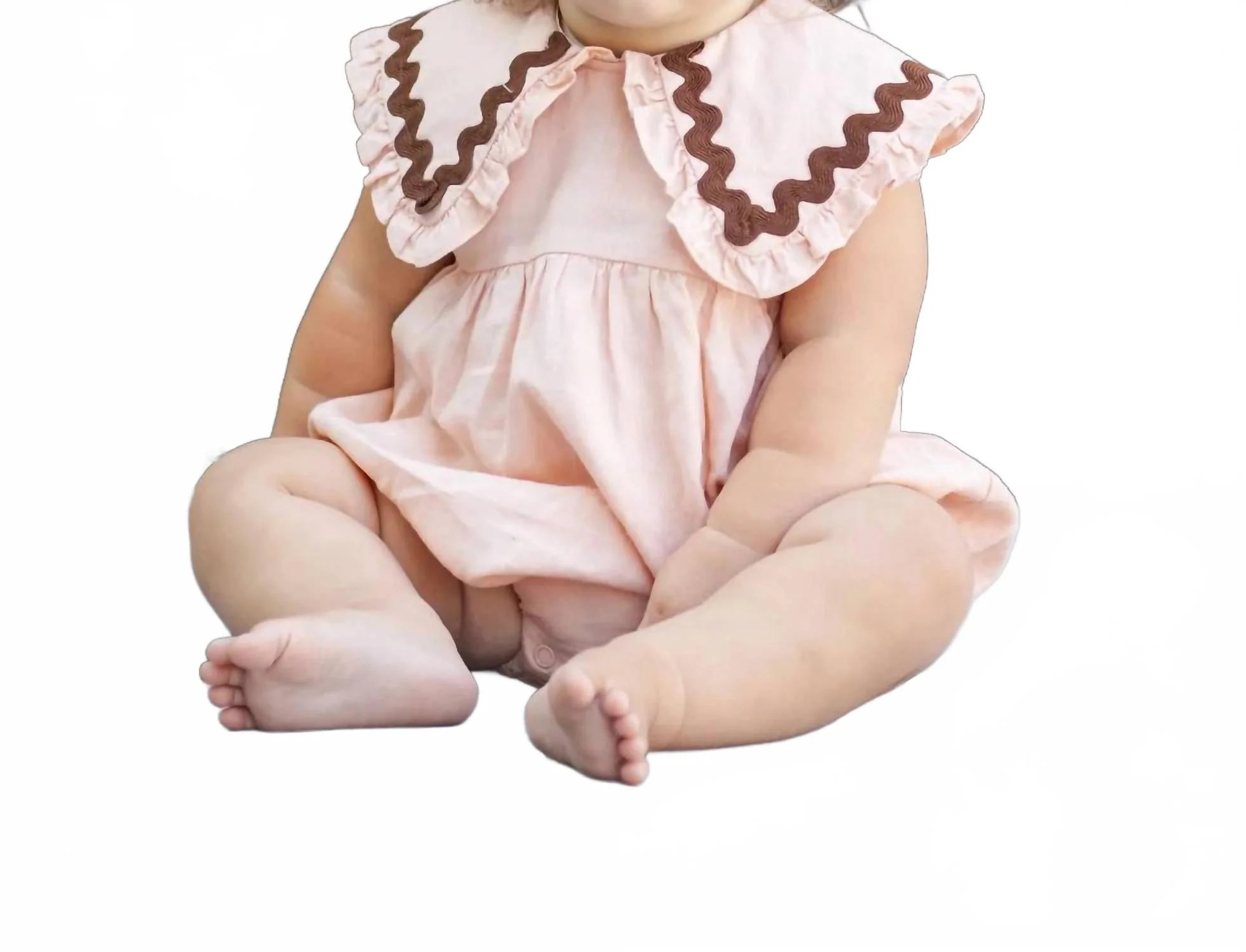 Girl's Cove Romper In Blush | Shop.com