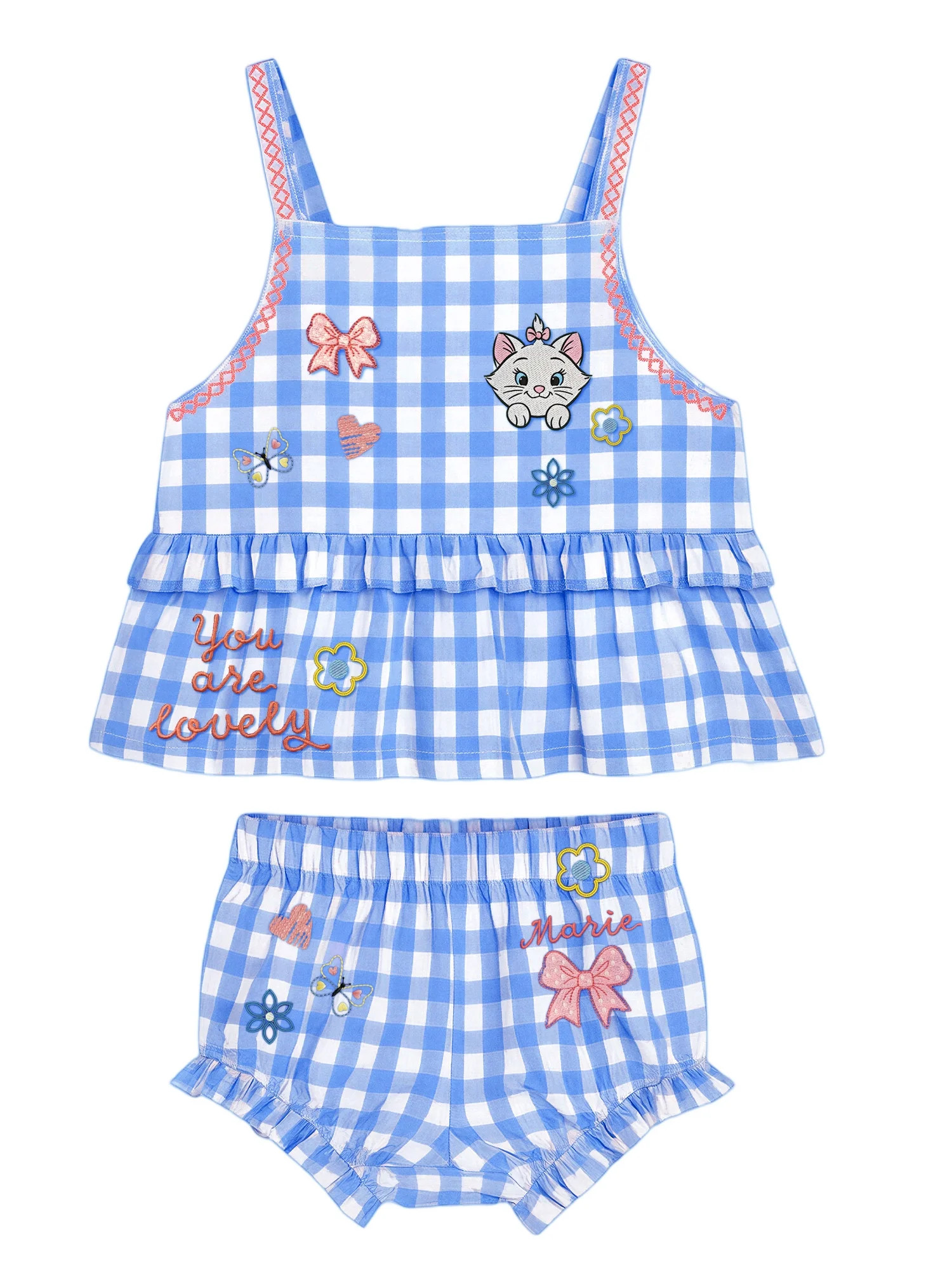 Marie the Aristocat Baby Girl Short Set, Sizes 0/3 Months-24 Months - Walmart.com | Walmart (US)