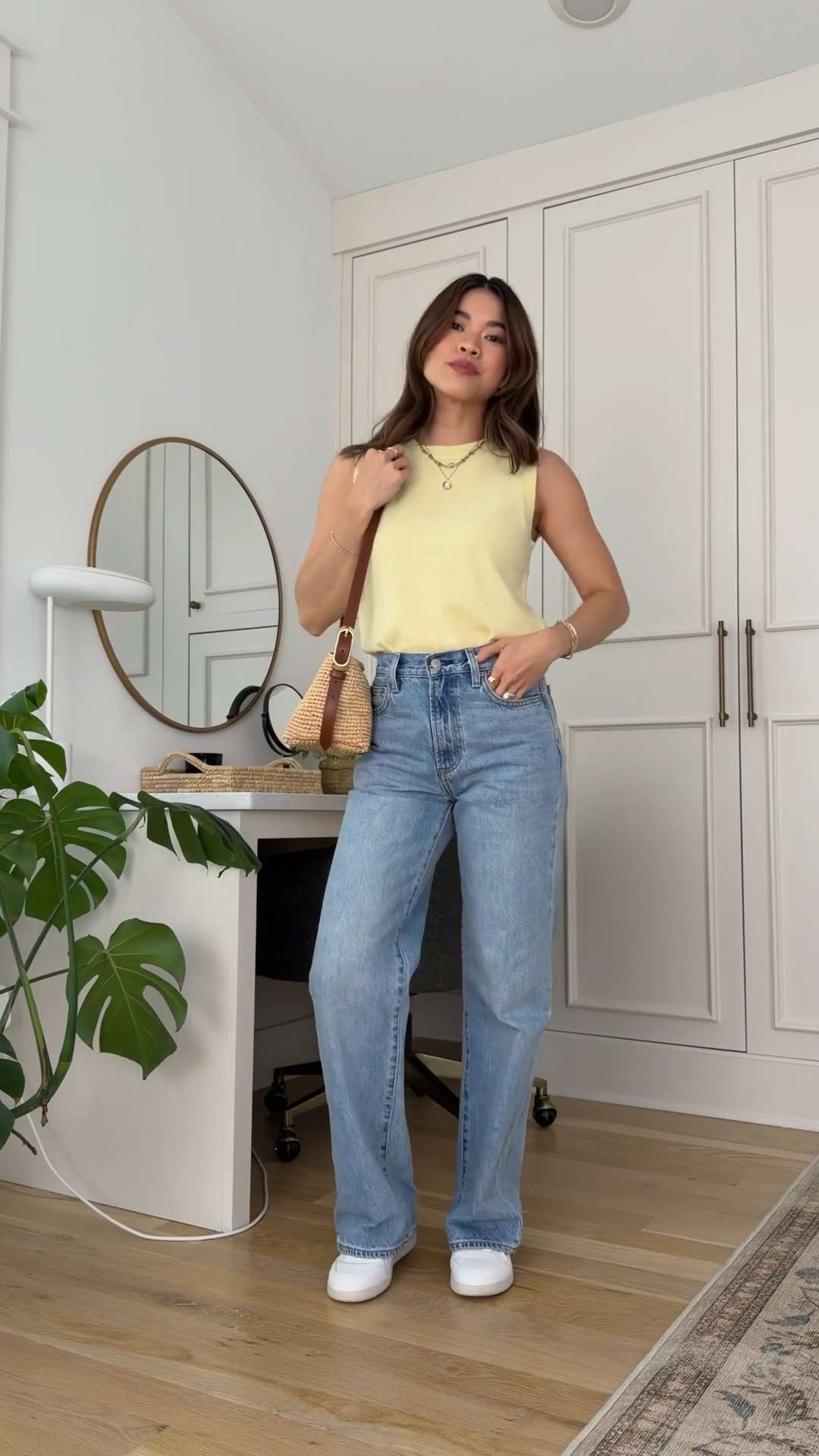 Sizing info: 
•Top size 2XS
•Pants size 24 Short (I’d recommend sizing down if you’re between sizes) in the color 7 Yrs Bleu Taboo

petite fashion, get dressed with me, outfit inspiration, ootd, nashville outfit, Nashville influencer, petite style, vacation style, casual outfits, mom style, petite pants, spring outfits, spring outfit info, spring pants, spring outfit idea, spring top, spring bag, spring tank, spring shoes, spring jeans, denim, sneakers, 
@Aritzia 
 

#LTKSeasonal #LTKootd #LTKPetite