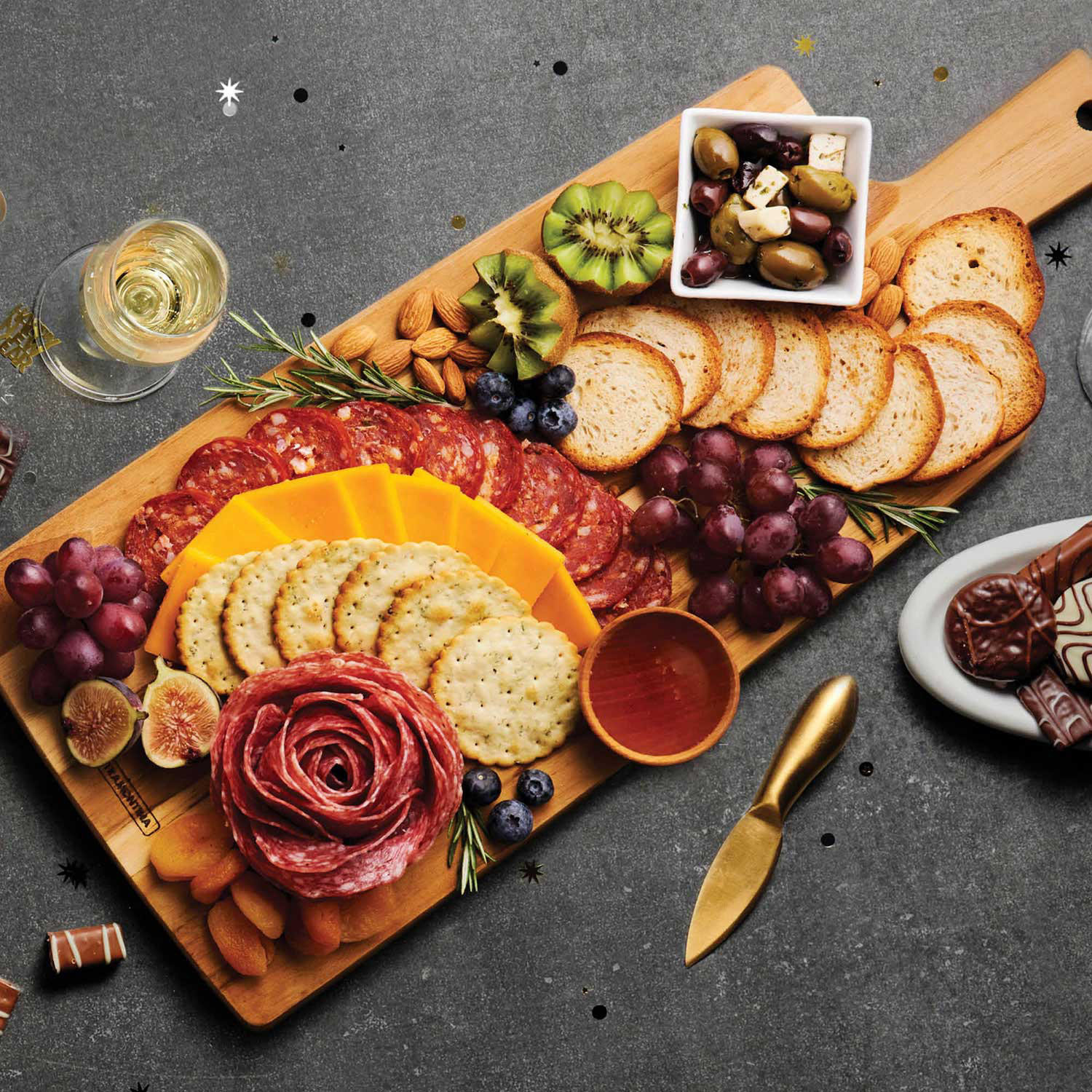 Tramontina 24" Teak Wood Charcuterie Board | Sam's Club