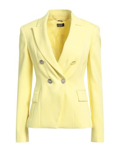 Liu •jo Woman Blazer Yellow Size 12 Viscose, Polyester, Elastane | YOOX (US)
