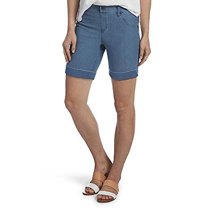 HUE Women's Essential Denim Boyfriend Shorts | Amazon (US)