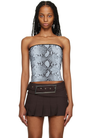 Blue Althenea Camisole | SSENSE
