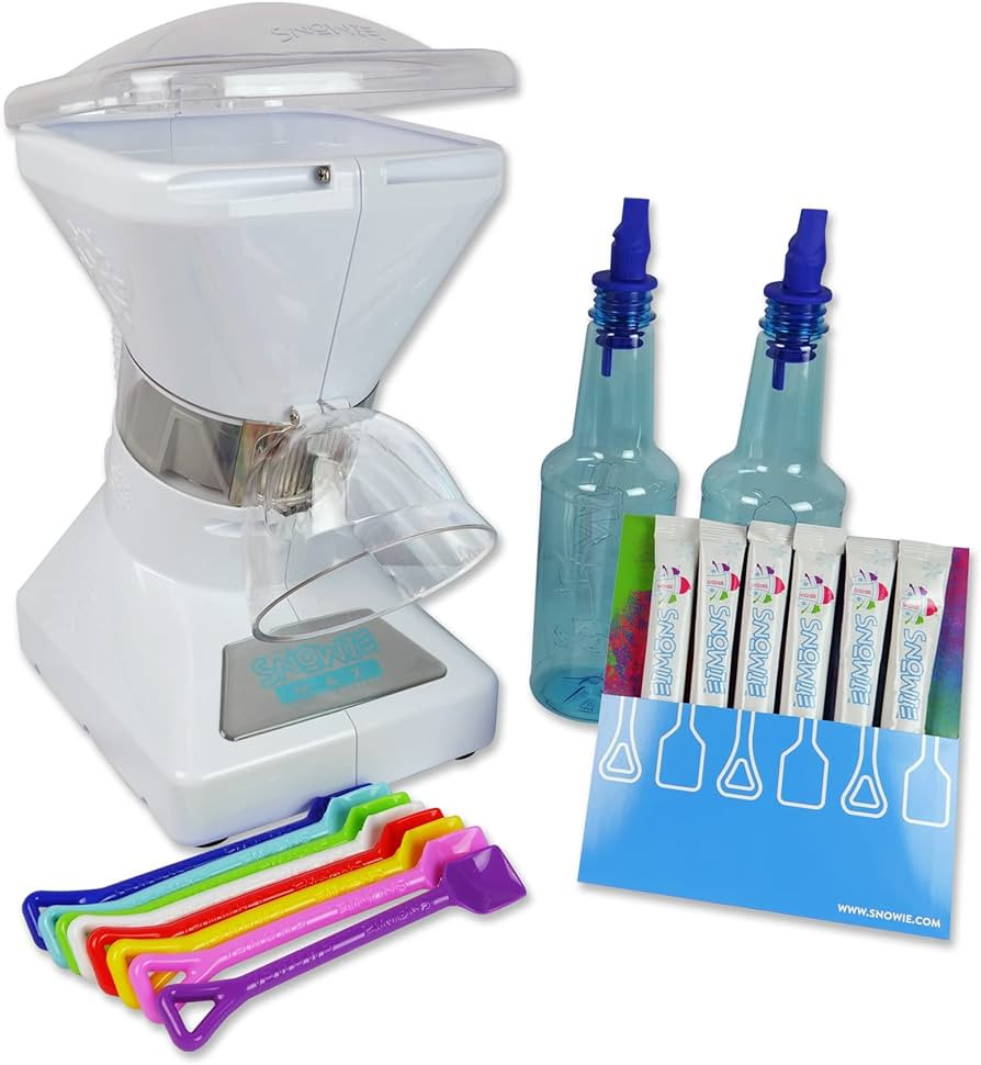 SNOWIE - Little Snowie Max Snow Cone Machine - Premium Shaved Ice Maker, with Powder Sticks Syrup... | Amazon (US)