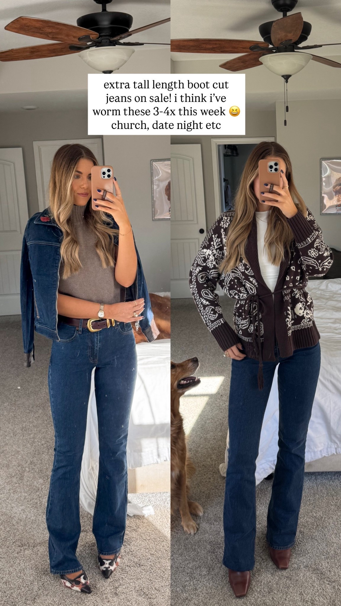 i’m 5’10 and wearing heels! in a 25/extra long 

#LTKCyberWeek #LTKTall #LTKSeasonal