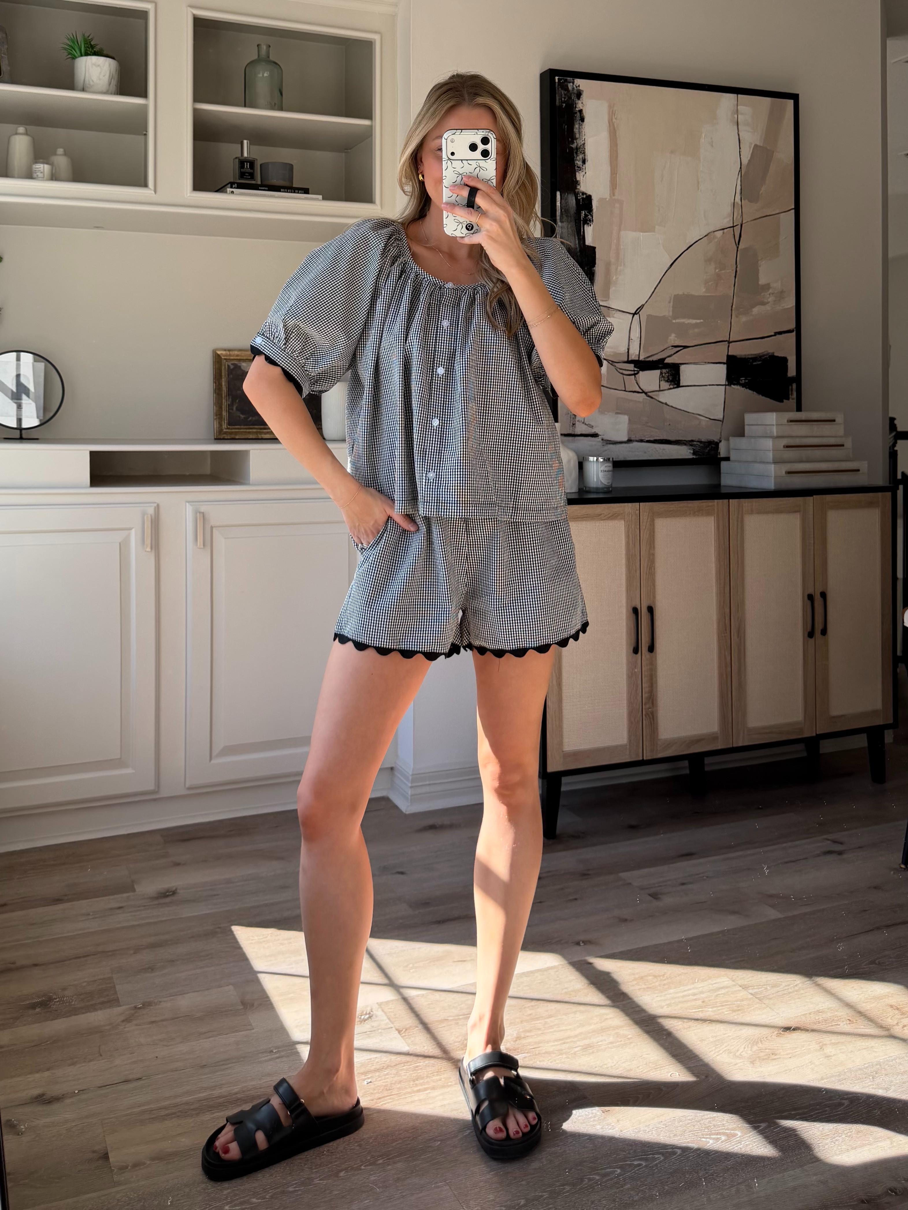 The cutest gingham two piece set, perfect for spring and summer! Wearing medium  

 #LTKootd