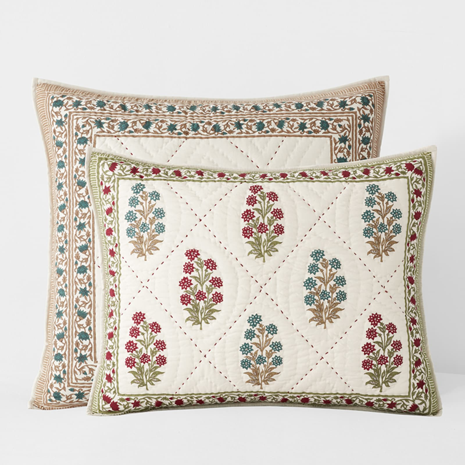 Mira Quilted Sham - Ivory, Standard | The Company Store
