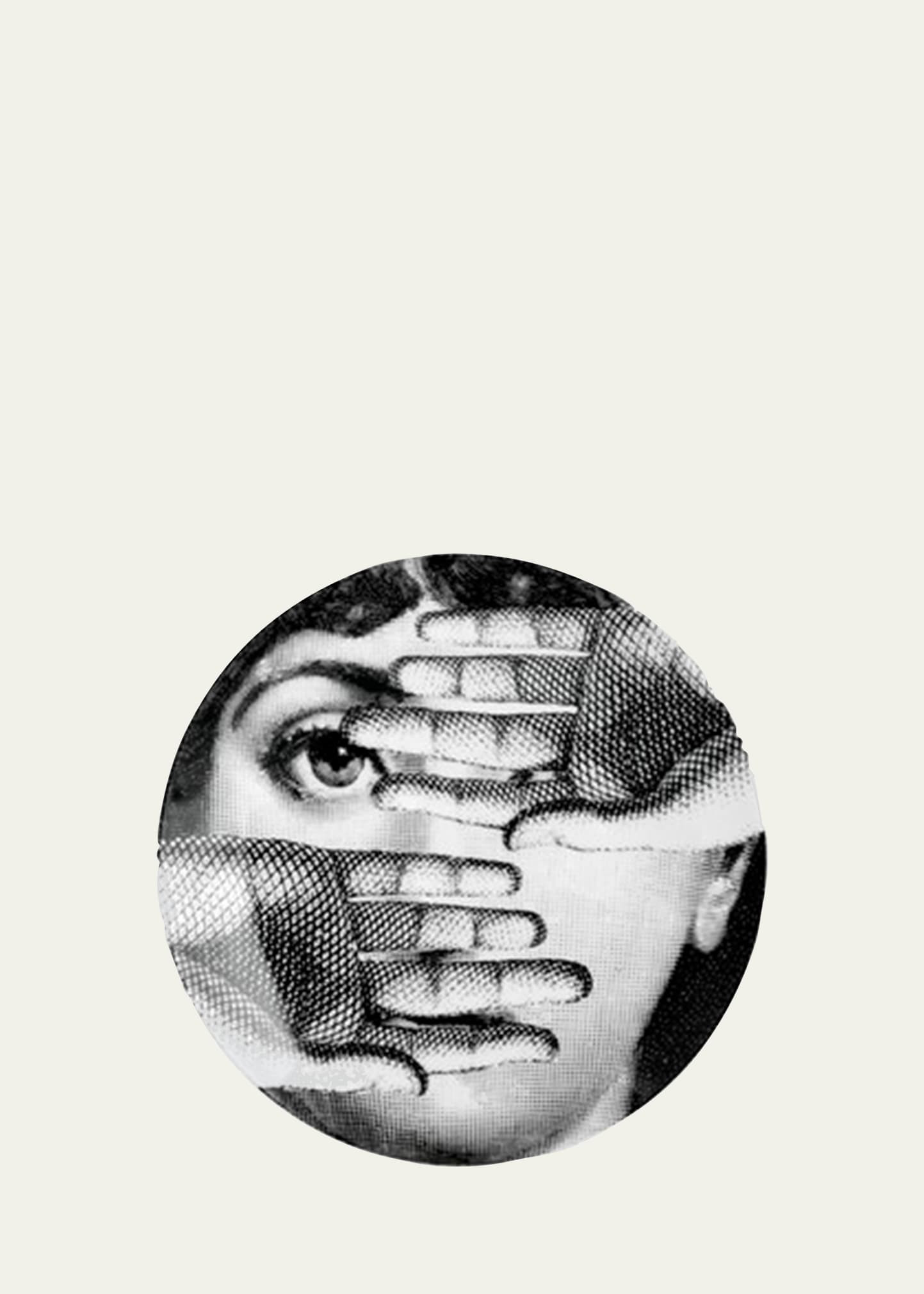 Fornasetti Tema E Variazioni n. 154 Hands over Face Wall Plate | Bergdorf Goodman