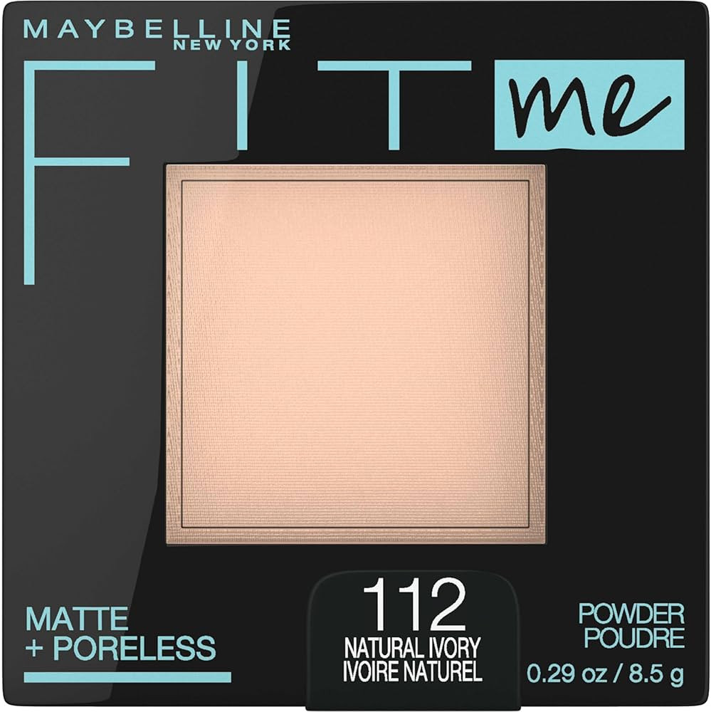 Maybelline Fit Me Matte + Poreless Pressed Face Powder Makeup & Setting Powder, Natural Ivory, 1 ... | Amazon (US)