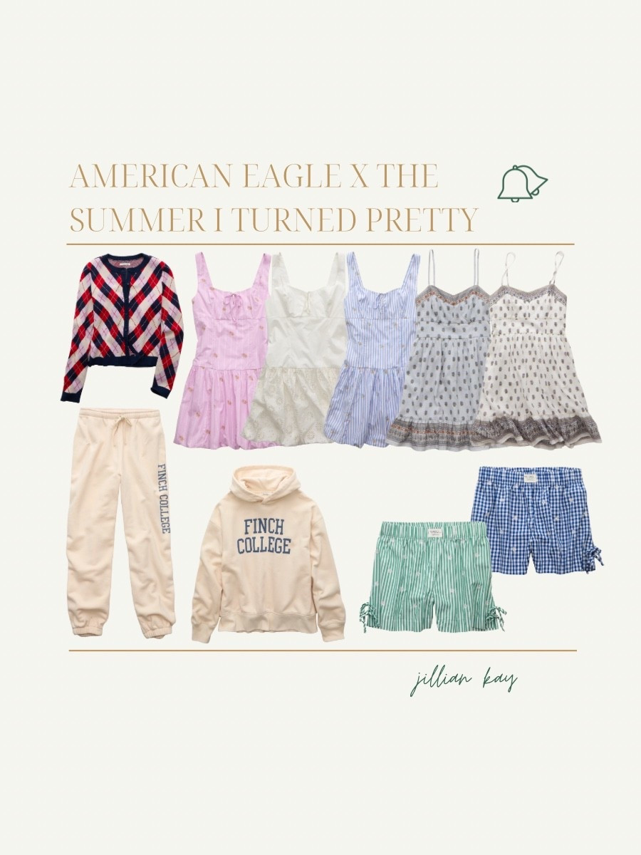 New American Eagle The Summer I Turned Pretty Collection! ✨♾️

Team Conrad or Team Jeremiah? 

Ig: @jkyinthesky

#bookish #bookgirl #bookgirlies #romancebooks #tsitp #summerstyle #summeraesthetic #romancereads 

#LTKStyleTip #LTKFindsUnder100 #LTKSeasonal