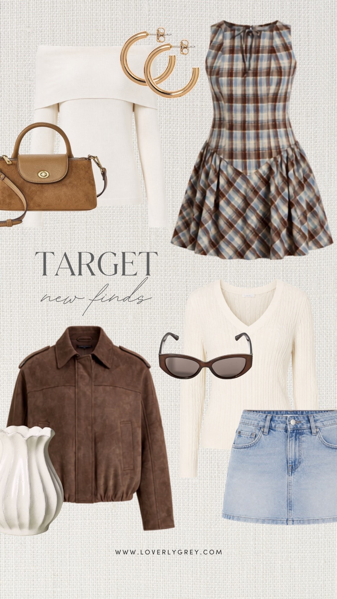 Okay, this one feels SO fall. I love the mix of plaid, suede, cream knits and warm brown accessories for creating that cozy, layered look I want this time of year. These Target fall fashion finds are perfect for cute fall outfits, date night looks, weekend style and early fall layering.

#LTKootd #LTKSeasonal