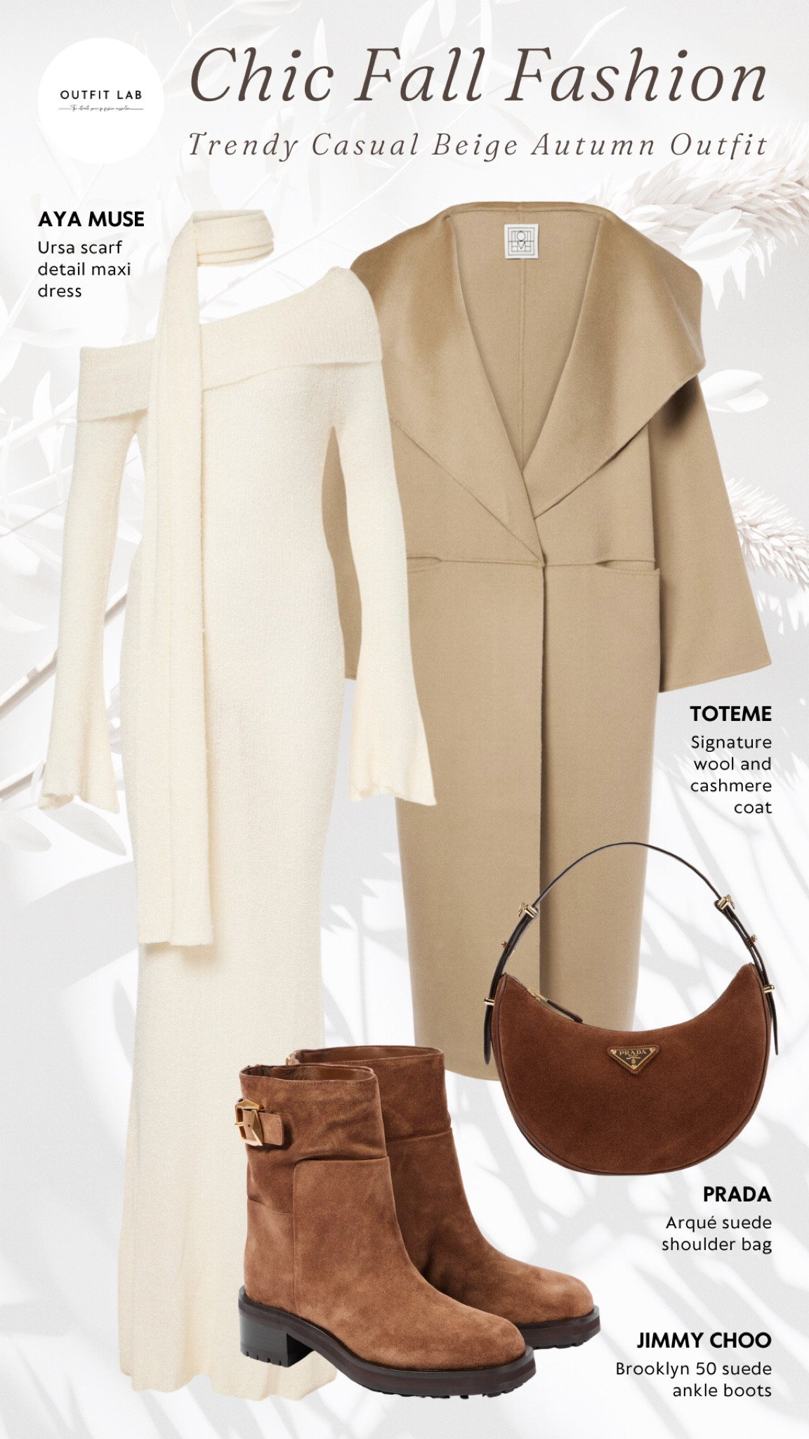 Trendy Casual Beige Autumn Outfit: Chic Fall Fashion – Shop Now!

Stay on-trend this fall with a chic, casual beige autumn outfit. Featuring a stylish Aya Muse dress layered under a cozy Toteme coat, paired with sleek Jimmy Choo boots. Complete the look with a classic Prada bag for a touch of luxury. Perfect for any fall day, this outfit combines comfort and elegance. Shop now to elevate your autumn wardrobe!

#LTKStyleTip #LTKSeasonal #LTKWorkwear