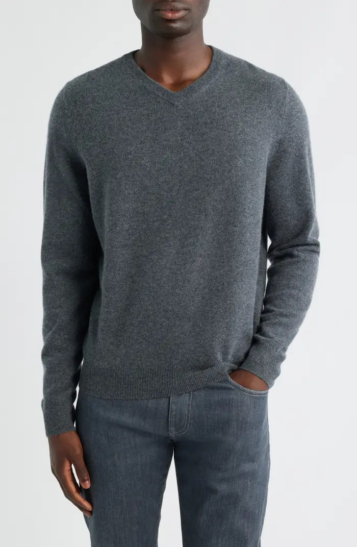 Cashmere V-Neck Sweater | Nordstrom Rack