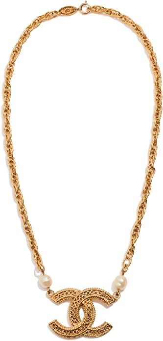 CHANEL Women's Pre-Loved Pearl Cc Necklace | Amazon (US)