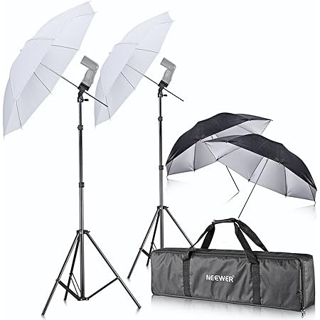 EMART Umbrella Photography Lighting Kit with 700W CFL 5500K Bulbs,Soft Light Continuous Reflectiv... | Amazon (US)