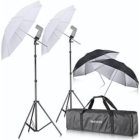 Amazon.com : EMART Umbrella Photography Lighting Kit with 700W CFL 5500K Bulbs ,Soft Light Contin... | Amazon (US)