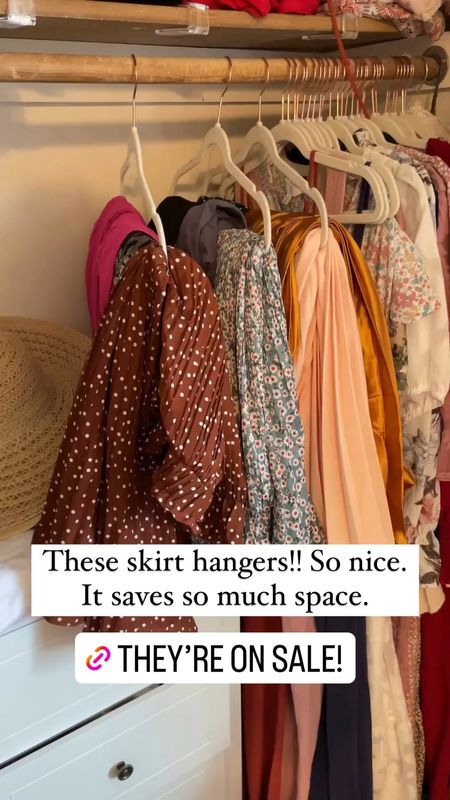 Home organization. Don’t have enough closet space? These hangers utilize space so much better.

#LTKfamily #LTKfindsunder50 #LTKhome