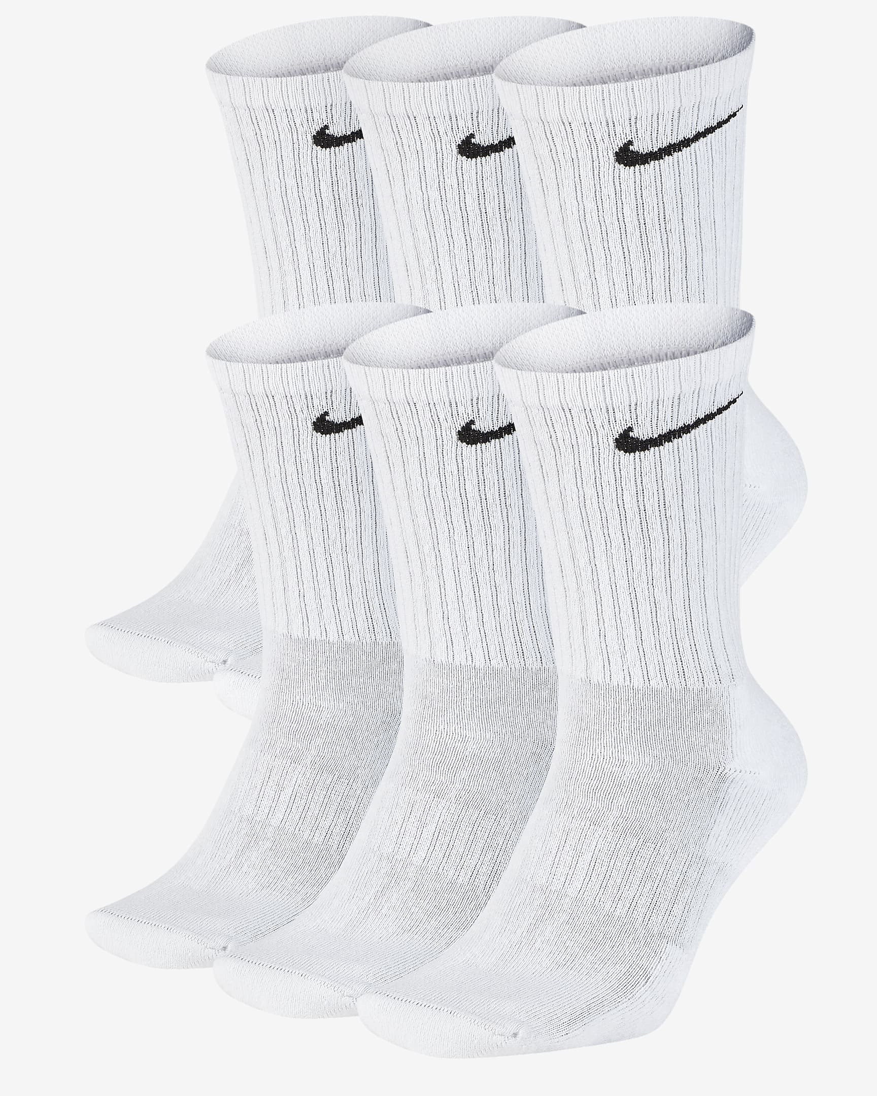 Nike Everyday Cushioned Training Crew Socks (6 Pairs). Nike UK | Nike (UK)