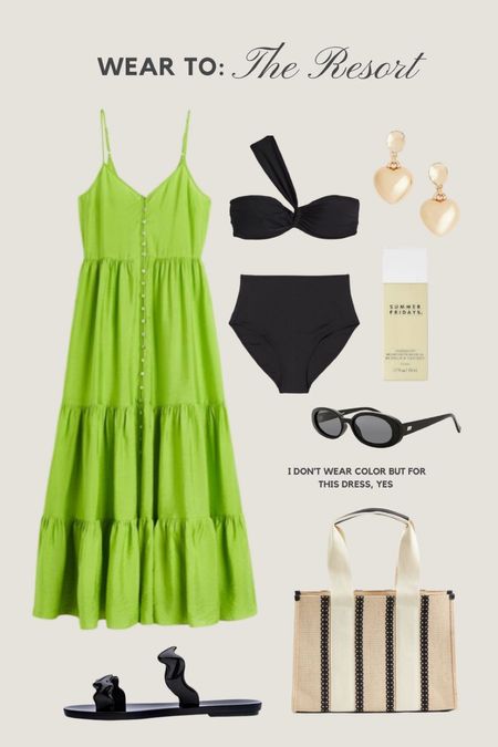 Beach resort outfits / swimsuits 
