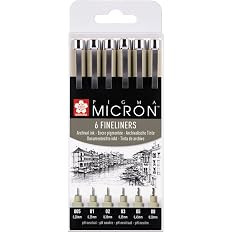 Pigma Micron 6 Fineliners | Amazon (US)