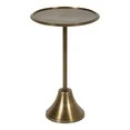 Kate and Laurel Sanzo Modern Round Pedestal Side Table, 15 x 15 x 24, Gold, Decorative End Table ... | Walmart (US)
