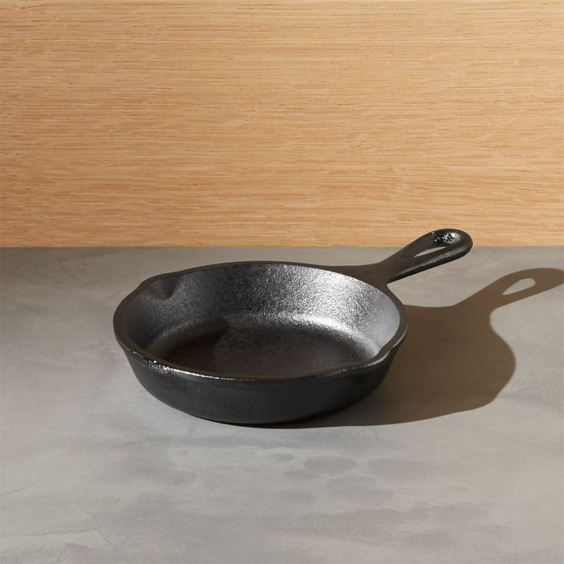 Lodge Mini Cast Iron Skillet 5" + Reviews | Crate & Barrel | Crate & Barrel