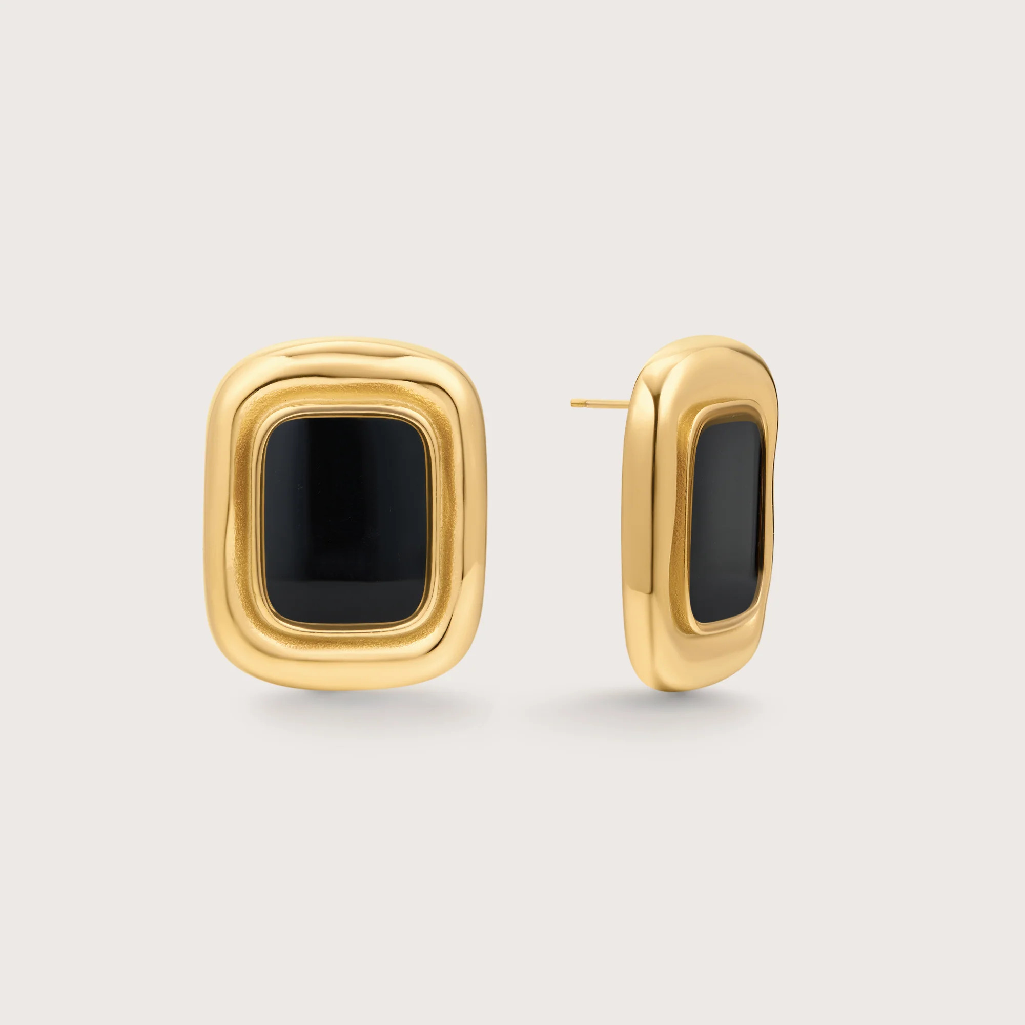 Bold Rectangular Earrings | Saint Fatale