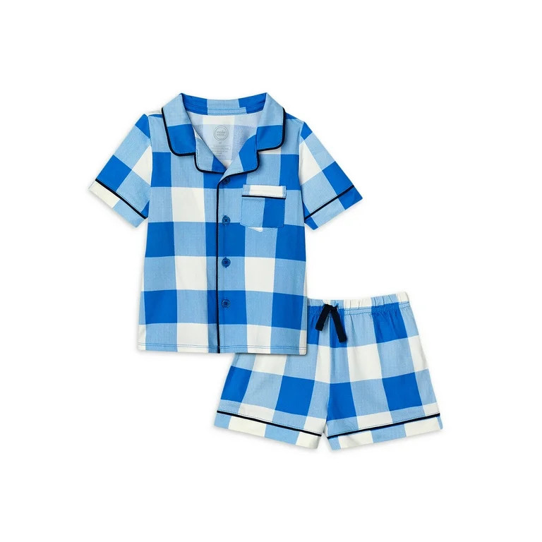Wonder Nation Toddler Boy Pajama Set, 2-Piece, Sizes 2T-5T | Walmart (US)