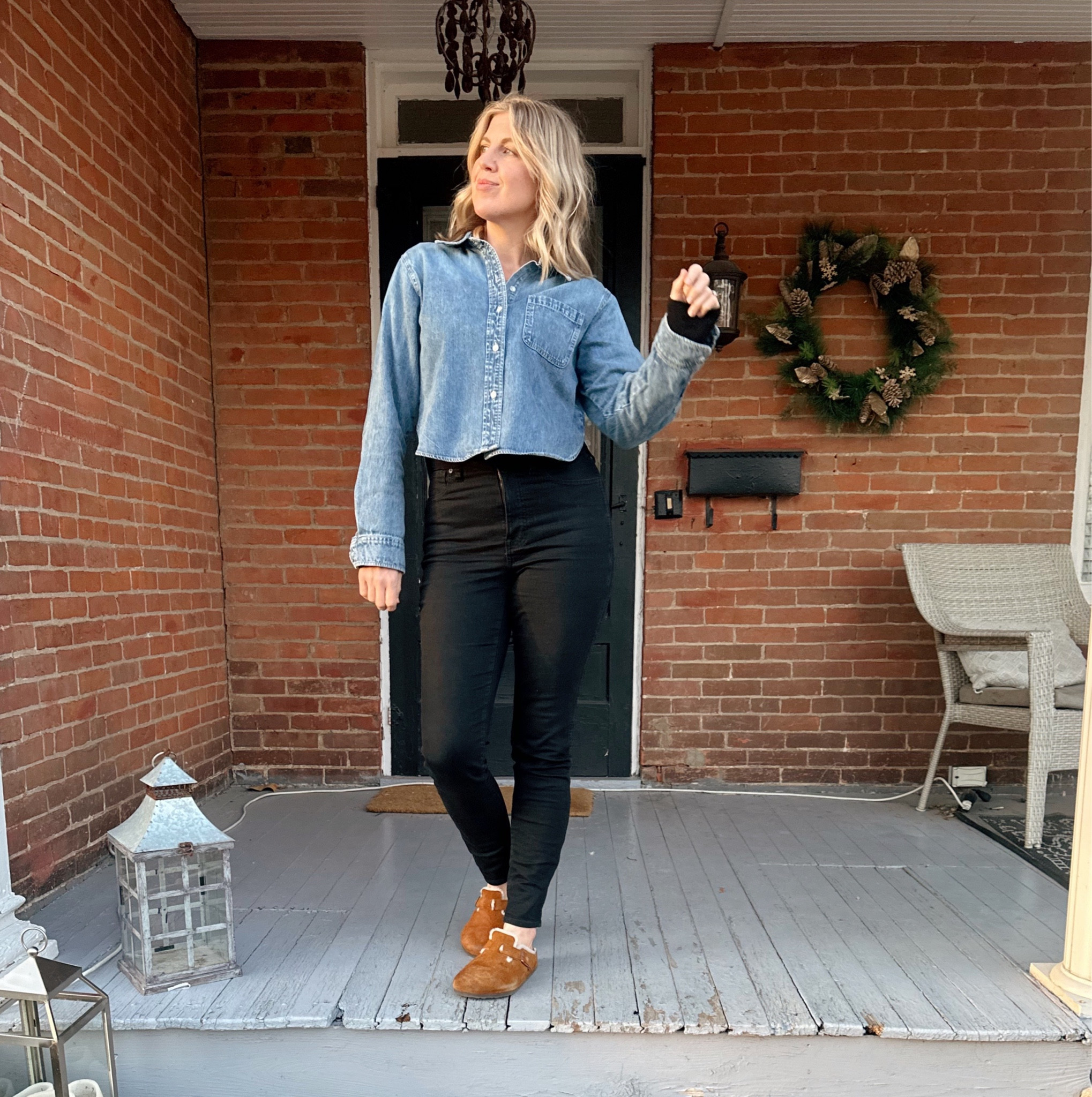 Obsessed with this target denim cropped shirt! 

#LTKfindsunder50