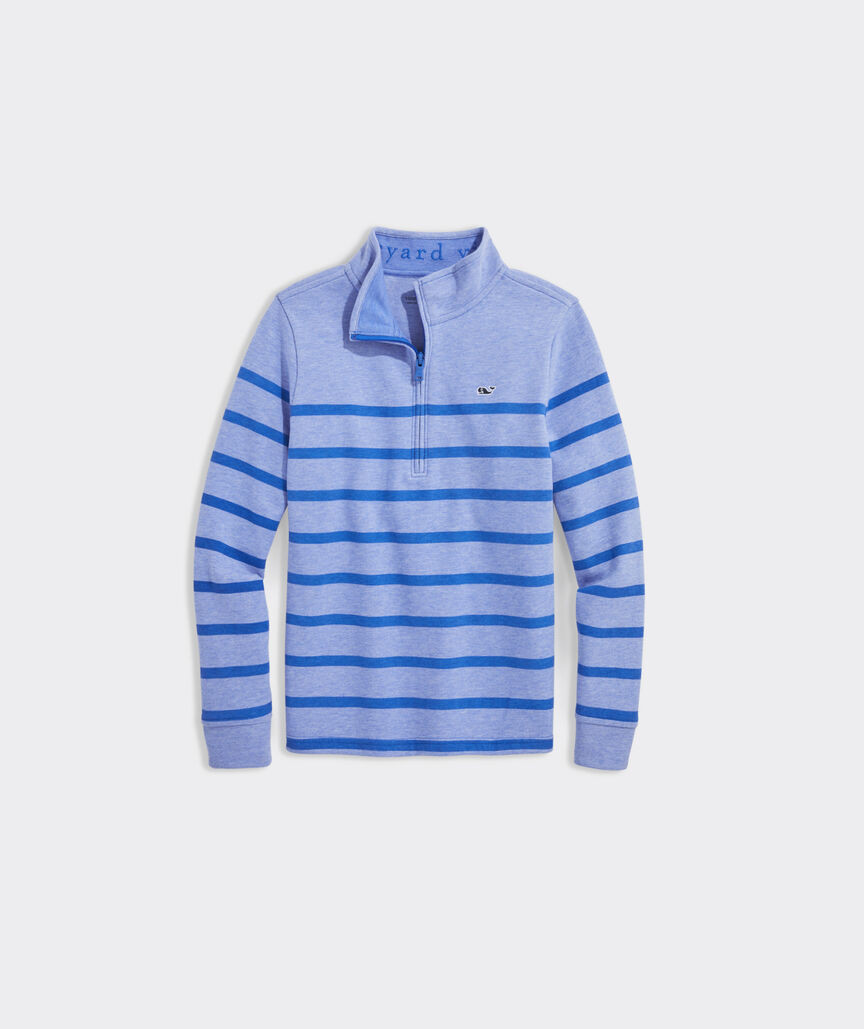 Boys' Breton Stripe Saltwater Quarter-Zip | vineyard vines