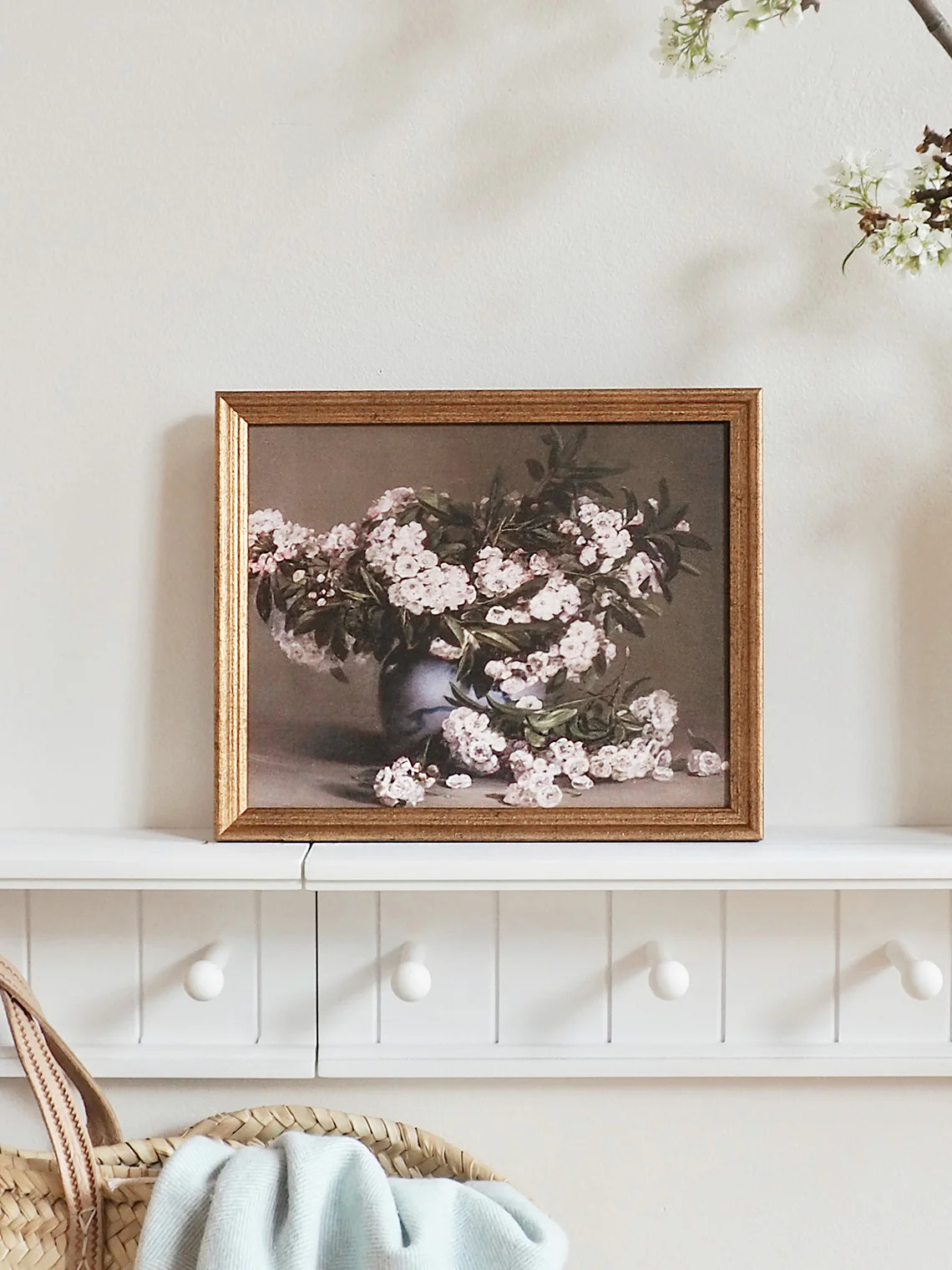 Blue Vase Framed Canvas Print | 8x10 | The Cross Decor & Design