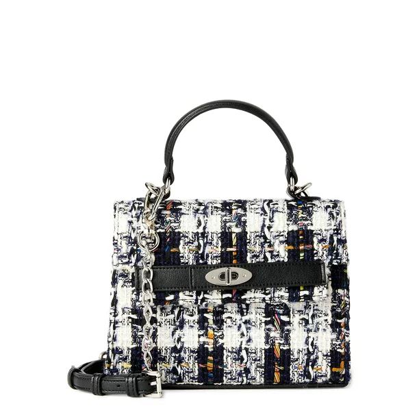 Madden NYC Women's Boxy Top Handle Bag Boucle - Walmart.com | Walmart (US)