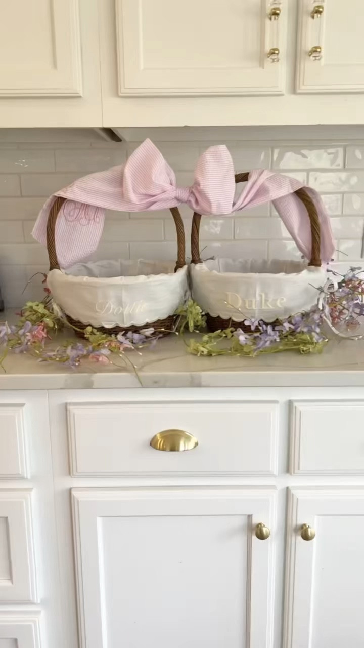 These Easter baskets are ON SALE and you can use code LoChan15 for 15% off the sashes (sold separately )🤍 

I ordered these personalized Easter baskets from Ballard design last year for Dottie and Duke and the quality was amazing, and they are under $50!



Easter baskets 
Personalized Easter Basket 
Holiday 

#LTKSeasonal #LTKKids #LTKFindsUnder50
