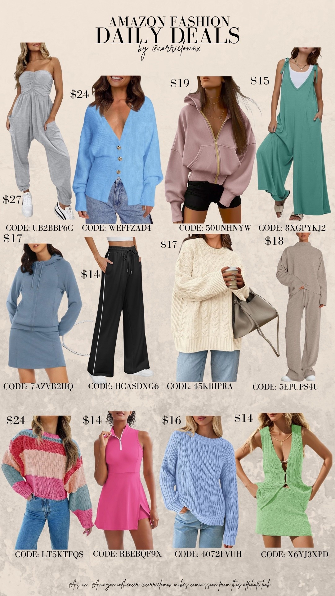 Amazon codes!!

Happy shopping! XO

#LTKFindsUnder50 #LTKFindsUnder100 #LTKSeasonal