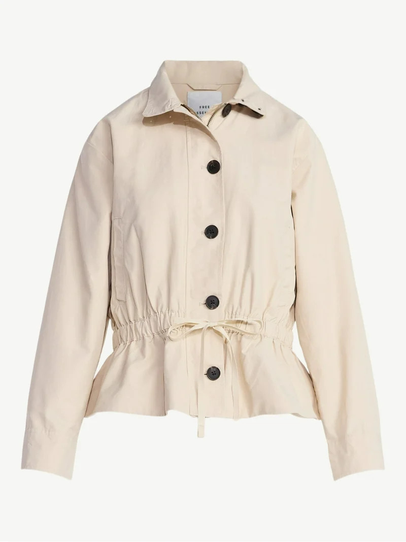 Free Assembly Women's Cinched Parachute Jacket, Sizes XS-XXL | Walmart (US)