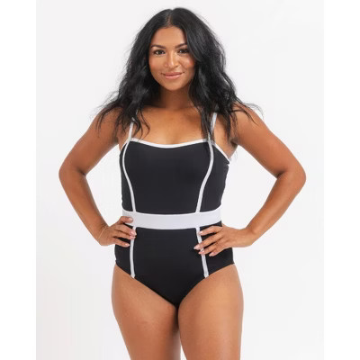 Black Classic One-Piece - 3X | Target